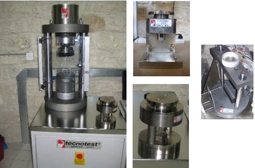 Mortar and Cement Paste testing.Automatic Compression Machine
